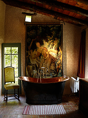 Antique Bath in the Master Bedroom